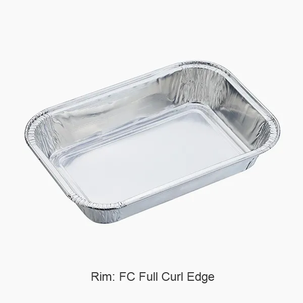 Måltidsbricka i aluminiumfolie för flygbolag