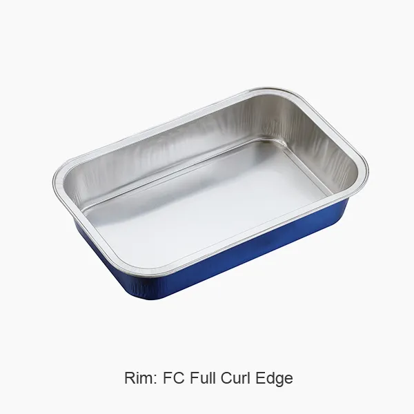 Flygbolags måltidsbricka i aluminium