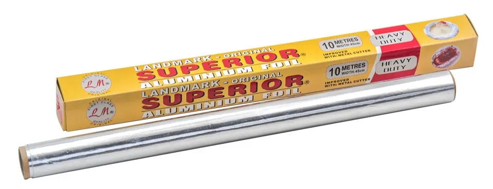 Inslagningsrullar av aluminiumfolie