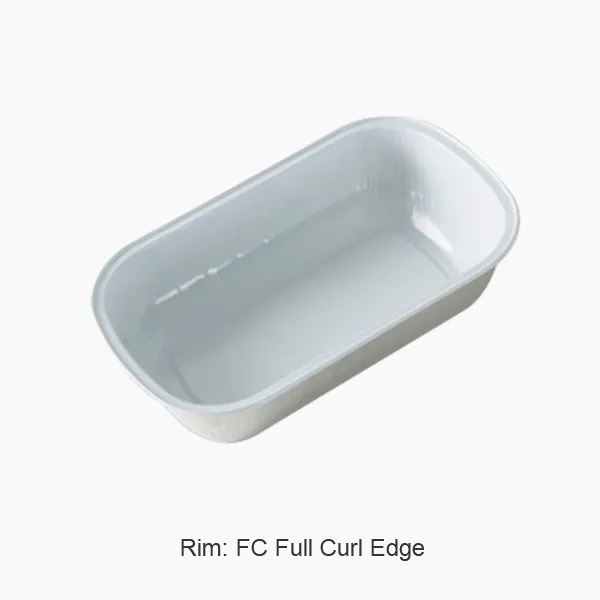 Måltidsbricka av aluminiumfolie under flygning