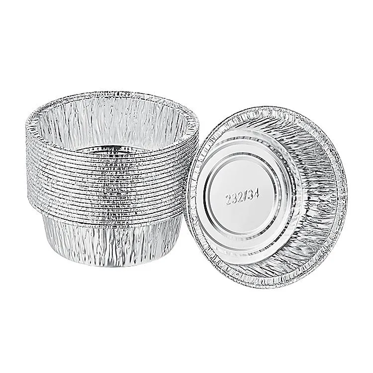 Rund aluminiumbricka med lock